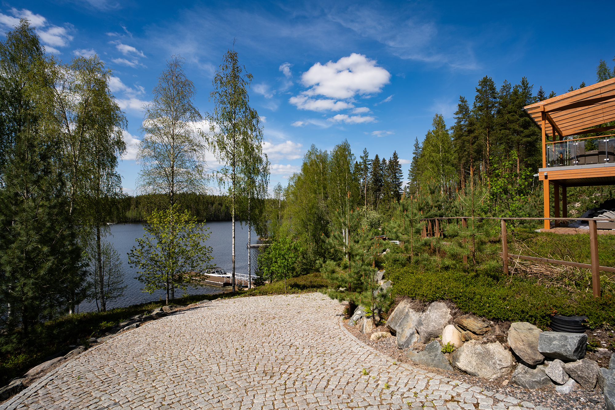 Luxury penthouse living room